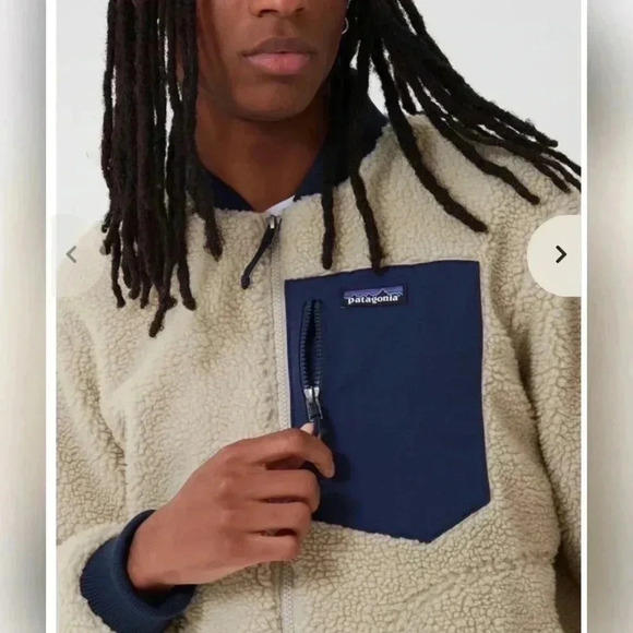 PATAGONIA WOOLYESTER FLEECE JACKET 
OATMEAL HEATHER SIZE M - Picture 6 of 8